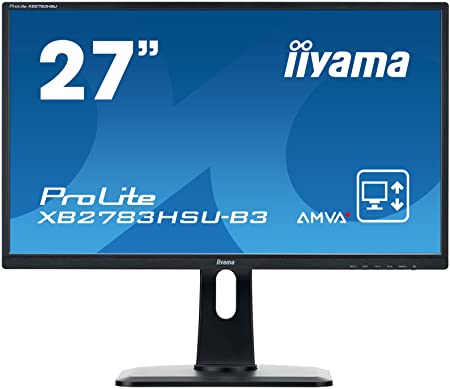 iiyama XB2783HSU-B3 27" ProLite Height Adjustable AMVA  HD LED Monitor - Black