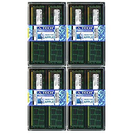 A-Tech For Apple 64GB Kit 8x 8GB PC3-10600 1333Mhz Mac Pro MacPro5,1 Mid 2012 Mid 2010 A1289 MD771LL/A Memory RAM