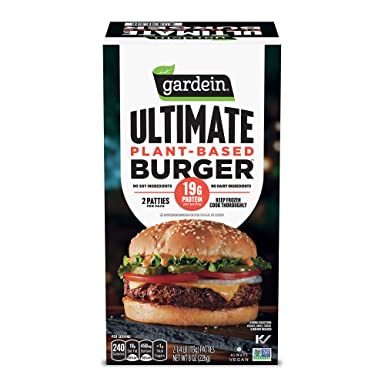 Gardein Ultimate Plant-Based Burger, 1/4 lb. Frozen Patties, 2 Count