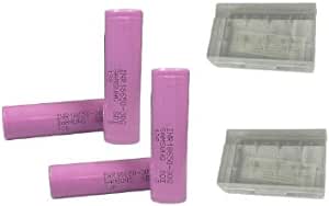 OEM Samsung18650 3.7V Flat Top Battery Rechargeable 30Q 3000mAh, 25R 2500mAh, 20S 2000mAh (4, 30Q - 3000mAh)