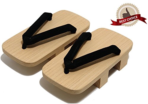 SPJ: GETA Japanese Man's Traditional Wooden Clogs Shoes Sandals