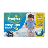 Pampers Easy Ups Training Pants Size 6 4T5T Value Pack Boys Diapers 78 Count