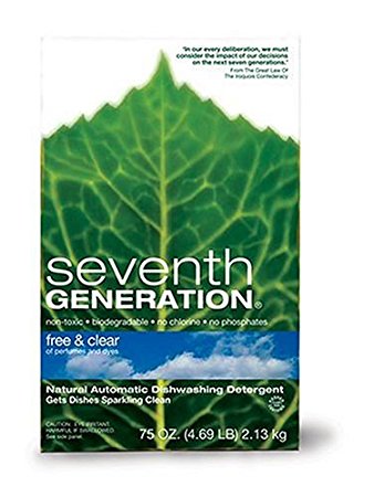 Seventh Generation, Free & Clear Auto Dish Powder 75 Ounces