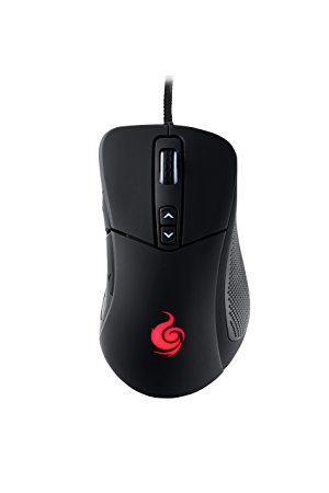 CM Storm Mizar - Ergonomic Laser Gaming Mouse with 7 Programmable Buttons and Dedicated DPI On-The-Fly