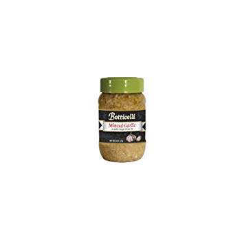 Botticelli Minced Garlic in Extra Virgin Olive Oil. Made with Garlic, Great for Sauces, Dressings and Sautéing. Imported from Italy (8oz)