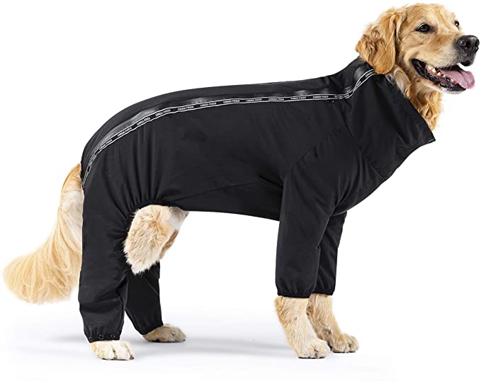 Canada Pooch | Dog Slush Suit (14, Black), 14 (13-15" Back Length)