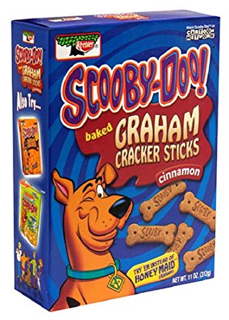 Scooby-Doo! Baked Graham Cracker Sticks Boxes, Cinnamon, 11 Ounce