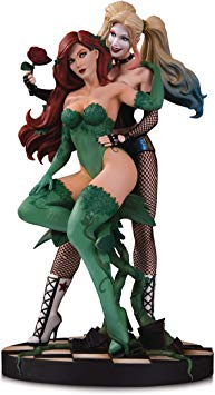 DC Collectibles Designer Series: Harley Quinn & Poison Ivy by Emanuela Lupacchino Statue, Multicolor