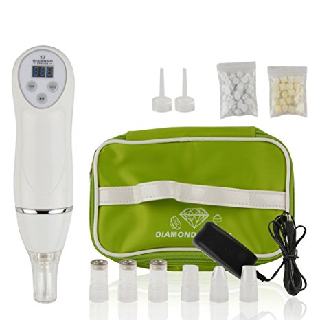 YokPollar Professional multi-functional Microdermabrasion System Remove Dead Skin and Blackhead Acne, Smooth out wrinkles, clean dirt, excessive grease
