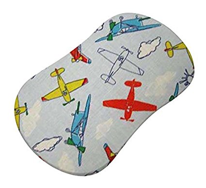 SheetWorld Fitted Bassinet Sheet (Fits Halo Bassinet Swivel Sleeper) - Kiddie Airplanes - Made In USA