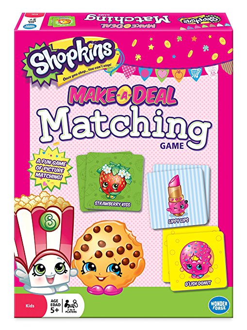 Shopkins Make-A-Deal Matching Board Game