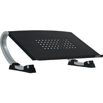 Allsop Redmond Adjustable Laptop Stand, Vented Curved Sturdy Metal Ergonomic Riser (30498)