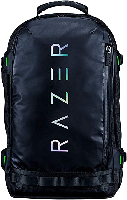 Razer Rogue v3 17.3"" Gaming Laptop Backpack: Tear & Water Resistant Exterior - Mesh Side Pocket for Water Bottles - Dedicated Laptop Compartment - Made to Fit 17 inch Laptop