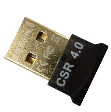 USB Bluetooth 4.0 Low Energy Micro Dongle with Golden Black Shell for Windows XP Vista 2003 2008 7 and 8 32 or 64 Bit