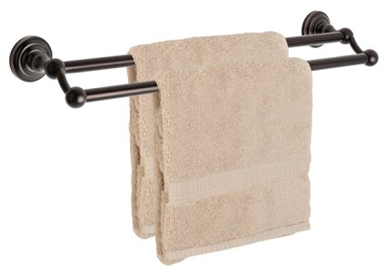 Dynasty Hardware 3816-ORB Palisades 24" Double Towel Bar Oil Rubbed Bronze