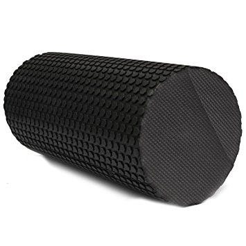 Foam Roller,OUTERDO High Density Yoga/fitness Roller -Trigger Point Gym Sports Massage Physio Injury Exercises Body Roller 11.8 x 5.5 Inch for Muscle Therapy and Balance Exercises