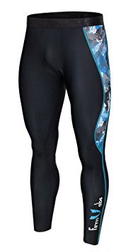 Firm abs Men's Cool Dry Compression Pants Tights Base Layer Leggings Best Running/ Workout