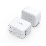 2-Pack Anker 10W  2A Home and Travel USB Charger with PowerIQ Technology for iPhone 6s 6  6 Plus iPad Air 2  mini 3 Galaxy S6  S6 Edge  Edge Note 5 and More