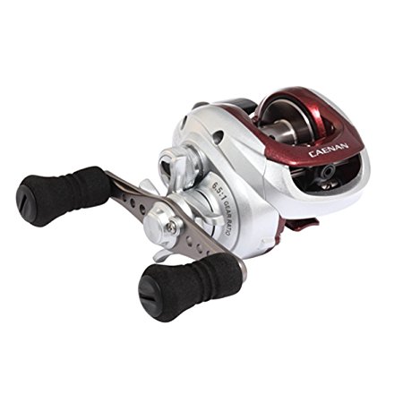 Shimano Caenan 101 Baitcasting Reel (6.5:1), Left Hand, 10 Pounds/155 Yards