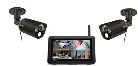 Uniden UDR744HD Outdoor Cameras with 7-Inch High Resolution LCD Touchscreen (Black)