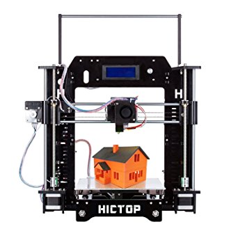 [New Arrival] HICTOP Filament Monitor Desktop 3D Printer Kits Reprap Prusa I3 MK8 DIY Self-assembly Printing size 10.6" x 8.3" x 7.7"