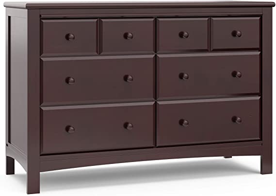 Graco Benton 6 Drawer Dresser (Espresso) – Easy New Assembly Process, Universal Design, Durable Steel Hardware and Euro-Glide Drawers with Safety Stops, Coordinates with Any Nursery