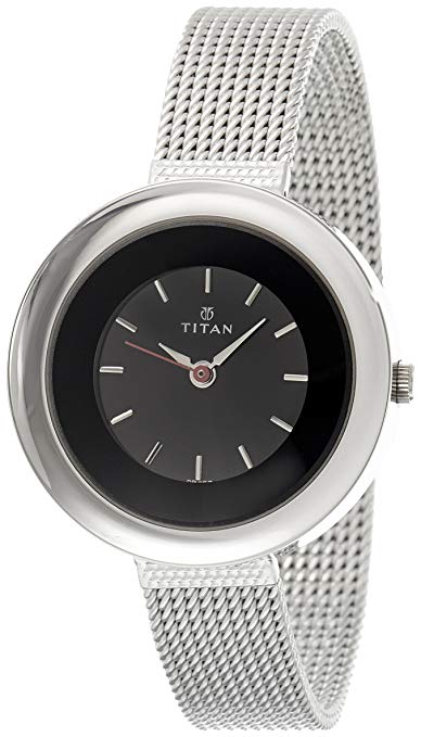 Titan Youth Analog Black Dial Women's Watch -NK2482SM02