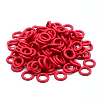Cherry MX Rubber O-Ring Switch Dampeners Red 40A-L - 0.2mm Reduction (125pcs)
