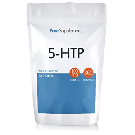 Your Supplements - 5-HTP 100mg Tablets - Pack of 360