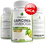 85 HCA Extra Strength Garcinia Cambogia 1500mg - BUY 3 SAVE 20 BUY 2 SAVE 10 - Pure Garcinia Cambogia Extract - Fat Burner and Appetite Suppressant that Works - 45 Day Supply Weight Loss Pills