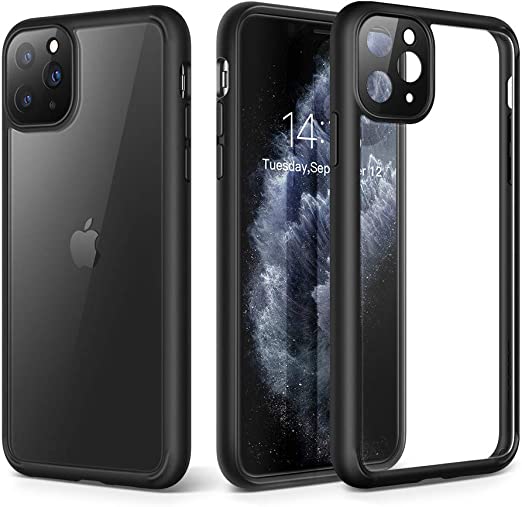 MOBOSI Case for iPhone 11 Pro Max 2019, Full Coverage Camera Lens Protective Case [Shock-Absorbing] [Scratch-Resistant] Slim Fit Cover for iPhone 11 Pro Max 6.5 Inch, Black