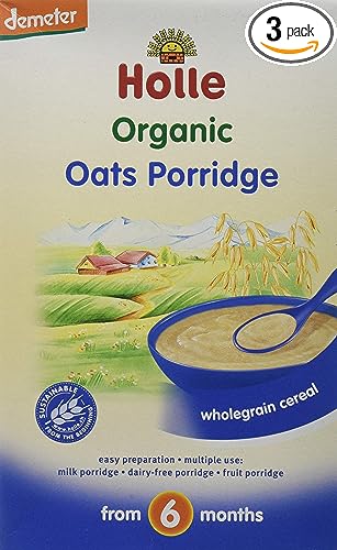 Holle Rolled Oats Porridge 3 X 250 G