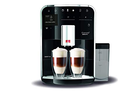 Melitta Barista T SMART F83/0-102, Bean to Cup Coffee Machine, Bluetooth connectivity, Melitta Connect App, Whisper Grinder (Quiet Mark), Black