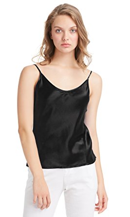 LILYSILK Womens Silk Camisole 100 Pure Mulberry Silk Tank Tops & Ladies Cami Top With Soft Satin