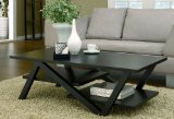 Furniture of America Finley Rectangular Coffee Table Black