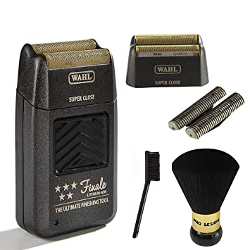 Wahl Professional 5-Star Series Finale Finishing Tool #8164 - Great for Professional Stylists and Barbers with Replacement Foil and Cutter Bar Assembly For Super Close Bump Free Shaving & Neck Duster