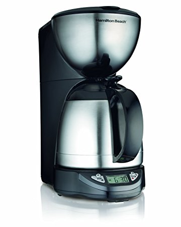 Hamilton Beach 10-Cup Coffee Maker, Programmable with Thermal Insulated Carafe (49855)