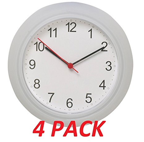 Ikea Wall Clock White (4 Pack) 9.75"