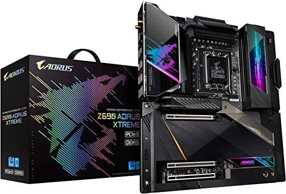 GIGABYTE Z690 AORUS Xtreme (LGA 1700/ Intel Z690/ EATX/ DDR5/ Quad M.2/ PCIe 5.0/ USB 3.2 Gen2X2 Type-C/Intel WiFi 6E/ AQUANTIA 10GbE LAN/Intel Thunderbolt 4/ Motherboard)