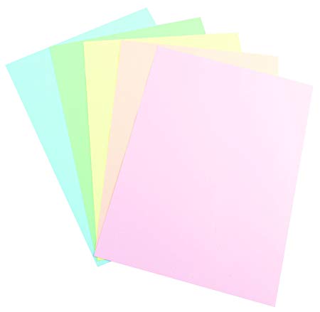A4 Pastel Paper Assorted Colors 100 Sheets (80gsm)