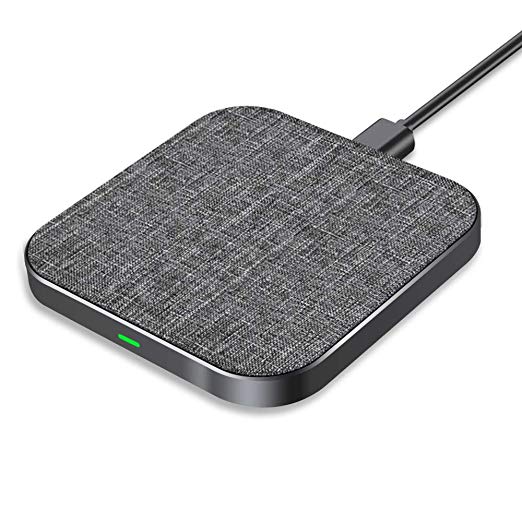 Fast Wireless Charger,Qi Charging Pad Compatible iPhone 11, iPhone 11 Pro, iPhone 11 Pro Max, Xs Max, XR, XS, X, 8, 8 Plus,10W Fast Samsung S10  S9  S8,A9s A8s, Note 10 Note 9 Note 8 etc Qi Device