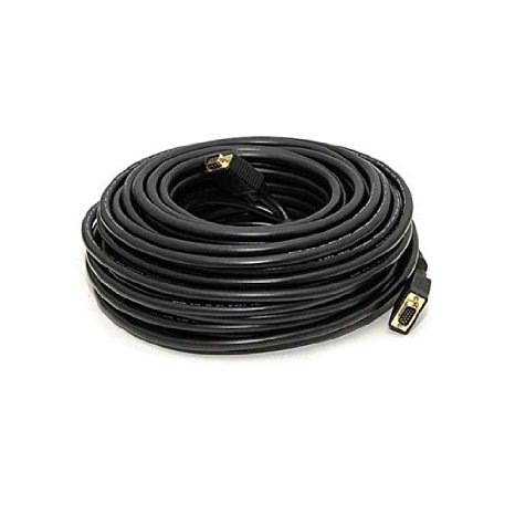 C&E CNE63400 Standard 15-Pin VGA Male to VGA Male Cable, 100-Feet, 1-Pack