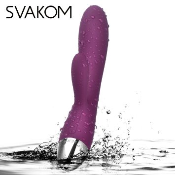 SVAKOM Alice 100% Waterproof Intelligent Rechargeable G-spot Rabbit Vibrator . (violet)