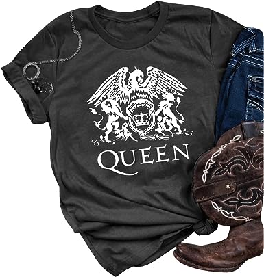 Vintage Graphic T Shirt for Women Cute Funny Rock Band T-Shirts Tops Retro Short Sleeve Blouse Casual Loose Tees Gift