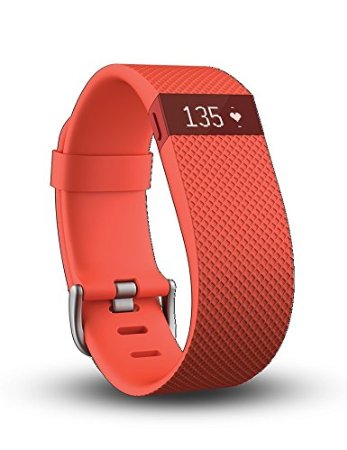 Fitbit Charge HR Wireless Activity Wristband Tangerine Small