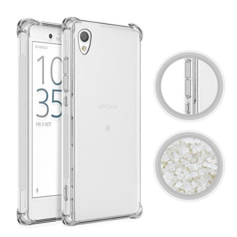 Sony Xperia L1 Case, Sonto Crystal Clear Shockproof Anti-slip Case Flexible Anti-shock Rubber Case for Sony Xperia L1 5.5"