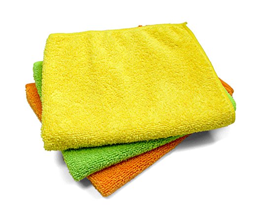 Microtex (R-206156W) 14" x 17" Microfiber Detail Towel, (Pack of 15)