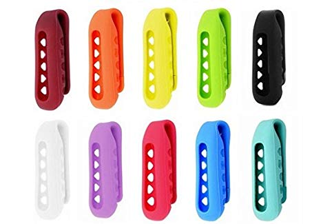 10 Pcs Colorful Replacement Clip Holder for Fitbit One Wristband Wireless Activity Plus Sleep Tracker