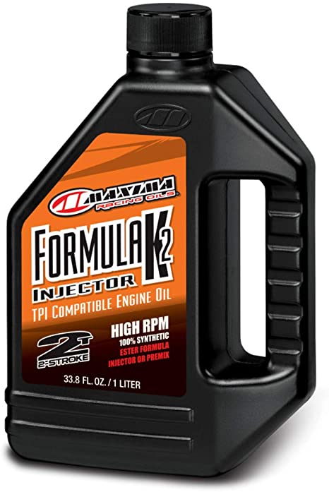Maxima (22901) Formula K2 2-Stroke Synthetic Premix Racing Oil - 1 Liter Bottle