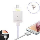 Boytond Magnetic Micro USB Quick Charging Cable Unique Magnetic Desig with LED Status Display High Speed USB 20 a Male to Micro B Sync for Android Samsung Xiaomi 1m
